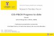 CES-P&CH Progress to date · • protective association between living alone and social isolation (Adj PR=0.69, 95%CI:0.57-0.83). • Participants who live alone use health services