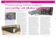 Preserving information security at data centres · applications, MPE’s EMI, EMP and TEMPEST filters apply the most liberal design margins to ensure maximum in-service reliability