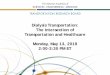 Dialysis Transportation: The Intersection of ...onlinepubs.trb.org/onlinepubs/webinars/190513.pdfRising demand and cost for dialysis trips; impacts ability to serve other trips. Scheduling