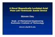 A Novel Magnetically Levitated Axial Flow Left Ventricular Assist … · 2008-05-30 · A Novel Magnetically Levitated Axial Flow Left Ventricular Assist Device. ... Centrifugal Axial