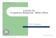 Lecture 20: Frequency Response: Miller Effectee105/fa03/handouts/lectures/Lecture20.pdf · Department of EECS University of California, Berkeley EECS 105Fall 2003, Lecture 20 Prof