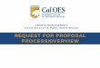 REQUEST FOR PROPOSAL PROCESS/OVERVIEW OES RFP... · 17/01/2008  · REQUEST FOR PROPOSAL PROCESS/OVERVIEW. Goals of this Presentation • To provide an overview of the Cal OES Request