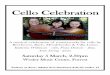 Cello Celebration - Wesley Uniting Church · PDF file A musical celebration of masterworks for cello by Beethoven, Bach, Mendelssohn & Villa Lobos Katherine Wilkinson - cello, Fiona