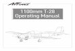 1100mm T-28 Operating Manual A powerful 40A ESC and 3536 KV850 power system provides more than adequate