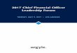 2017 Chief Financial Officer Leadership Forum · 10/11/2017  · Jedox empowers business people to create and share powerful planning and analysis models. Try the Jedox planning cloud