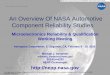 An Overview Of NASA Automotive Component Reliability Studies · An Overview Of NASA Automotive Component Reliability Studies National Aeronautics and Space Administration . Aerospace