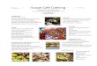 Soupe Caf£© Catering - McGill University - Soupe Caf£© Catering - 24h notice for humble gatherings,