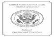 Local Rules for the U.S. District Court, District of Kansas · 77.5 dissemination of information by court supporting personnel 77.6 bench-bar committee 79.1 access to court records