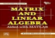 Second Edition (Revised) MATRIX AND LINEAR ALGEBRA · The present book is a revised edition of the book MATRIX AND LINEAR ALGEBRA and is renamed as MATRIX AND LINEAR ALGEBRA: AIDED