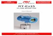 FLOW TRANSMITTERS INSTRUMENTATION R RT-Ex15 · INSTRUMENTATION FLOW TRANSMITTERS RRT-Ex15 FLOW MONITOR 8809 Industrial Drive, Franksville, WI 53126-9337 ... The mA LED will light