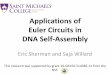 Applications of Euler Circuits in DNA Self-Assembly ¢â‚¬¢ Specifically look at skeletons of Platonic Archimedean