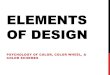 Elements of Designwahlen.weebly.com/uploads/9/2/4/7/9247949/elements.pdfELEMENTS OF DESIGN Color Space Shape Form Line Texture Elements are the TOOLS (or ingredients) of a design They