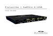 Focusrite | Saffire 6 USB · PDF file Once Saffire 6 USB has been selected in your DAW, audio inputs 1-2 and audio outputs 1-4 will appear within your DAW's audio I/O preferences