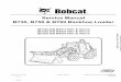 Bobcat B780 Backhoe Loader Service Repair Manual (SN B45311001 and Above)