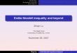 Introduction An algebraic inequality Generalizationzlu/talks/2007-uci-mathclub/ucimathclub.pdf · Introduction An algebraic inequality Generalization History of the Erd¨os-Mordell