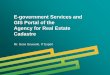 E-Government Services and GIS Portal of the Agency for Real Estate Cadastre · cadastre of infrastructure objects viewing application status home about us our services new AREC -