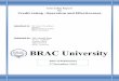 Internship Report On Credit rating Operation and Effectiveness · Letter of Transmittal 17 December, 2015 Mr. Fairuz Chowdhury Lecturer BRAC Business School BRAC University Subject: