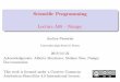 Scientific Programming [24pt] Lecture A08 Numpydisi.unitn.it/~passerini/teaching/2019-2020/sci-pro/slides/A08-numpy.pdf · Numpy WhatisNumpy? Numpyisafreelyavailablelibraryforperformingeﬃcientnumerical