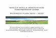 WALLA WALLA INNOVATION PARTNERSHIP ZONE ...choosewashingtonstate.com/wp-content/uploads/2015/11/IPZ...Walla Walla Innovation Partnership Zone Business Plan 2015-2020 Vision: The Walla