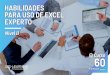 HABILIDADES PARA USO DE EXCEL EXPERTOTrabajo desde la hoja de cálculo Excel con datos externos a un libro de Excel, procedentes de archivos de bases de datos y utilizando Microsoft