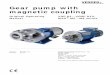 Gear pump with magnetic coupling - Verder Liquids · Gear pump with magnetic coupling Original Operating Manual VGP H1...VGSP H12, MAX® M0...M8 series Version BA-2014.01 Print-No