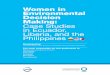 Women in Environmental Decision Making: Case Studies in ... · DAR Department of Agrarian Reform (Philippines) DENR Department of Environmental and Natural Resources (Philippines)