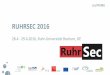 RUHRSEC 2016 - SBA Research · – Reflection – Binary loading – Native Functions • Im schlimmsten Fall: Remote Code Execution. Hacking with Unicode in 2016 Unicode != Encoding