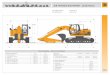 JCB TRACKED EXCAVATOR JZ255 NC/LC · JCB TRACKED EXCAVATOR | JZ255 NC/LC A Product of Hard Work ENGINE HYDRAULICS Model Isuzu 4HK1 European Tier III emissions compliant. Type Water