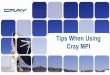 Tips When Using Cray MPI - NERSCMPI Grid Detection: There appears to be point-to-point MPI communication in a 96 X 8 grid pattern. The 52% of the total execution time spent in MPI