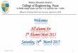 Welcomes All alumni for th Alumni Meet 2015 · Welcomes All alumni for 5th Alumni Meet 2015 Saturday, 14th March 2015 Modern Education Society’s College of Engineering, Pune 19,