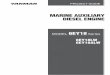 MARINE AUXILIARY DIESEL ENGINEmaytau.ut.edu.vn/userfiles/files/YANMAR-6EY18-SERIES.PART1.pdf90 Test 01 Shop Test Procedures of Generator Engine 91 Spare Parts ... zThis project guide