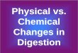 Physical vs. Chemical Changes in Digestionstaff.katyisd.org/sites/kjh7science/PublishingImages/Pages/documents/Phys Chem...(mechanical) digestion •Chewing mixes the food with saliva,