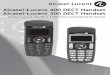Alcatel-Lucent 400 DECT Handset Alcatel-Lucent 300 DECT Alcatel-Lucent 400 DECT Handset Alcatel-Lucent