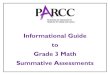 Informational Guide to Grade 3 Math Summative Assessments · 2015-01-16 · Informational Guide to Grade 3 Math Summative Assessment 5 Evidence Statement Keys Evidence statements