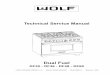 Technical Service Manual - The Master Samurai …...General Information Dual Fuel Ranges 1-6 MODEL FEATURES • Natural or LP gas rangetop with dual convection electric oven(s) •