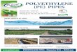 Poliext 2016 szórólap ANGOL - PE PIPES kolor · Agricultural PE pipes Produced from softer material, to be easier to install Body of bobbin for pipe protection in different sizes