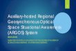 Auxiliary-hosted Regional Geosynchronous Optical Space ... · Auxiliary-hosted Regional Geosynchronous Optical Space Situational Awareness (ARGOS) System ... “Space Traffic Management”