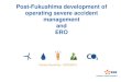 Post-Fukushima development of operating severe accident … · 2014-03-20 · SEVERE ACCIDENT GUIDELINES . Ce document est la propriété d’EDF - Toute communication, reproduction,