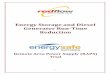 nergy Storage and iesel Generator Run Time Reductionredflow.com/wp-content/uploads/2012/10/ESV... · Generator Run-Time Reduction ... (RAPS) systems for the Energy Safe Victoria (ESV)