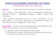 SOCIO-ECONOMIC HISTORY OF INDIA Economic History... · 2019-06-12 · SOCIO-ECONOMIC HISTORY OF INDIA (FROM 500 BCE TO 1000 CE) POLITY: It had evolved from Republic to Kingdom to