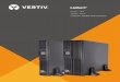 Liebert GXT4 7VA-3kVA-brochure...Liebert® GXT4TM UPS includes Ÿ Power factor correction Ÿ Internal batteries Ÿ Frequency conversion Ÿ Internal automatic bypass to protect against