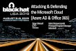 Attacking & Defending the Microsoft Cloud (Azure AD ... · •Protect federation servers (ADFS) like Domain Controllers (Tier 0). •Protect federation certificates. •Consolidate