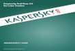 Kaspersky Anti-Virus 8.0 for Lotus DominoThis document is the Administrator's Guide for Kaspersky Anti-Virus 8.0 for Lotus® Domino®. This Guide is intended for technical specialists