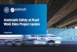 Austroads Safety at Road Work Sites Project Update · RIIRIS301D –Apply risk management process New unit: Implement TMP and TGS–Category 2 RIIBEF301D - Run on-site operations