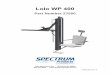 Lolo WP 400 - Spectrum Products · Do not exceed the maximum lifting capacity of 400 lbs (181.4 kg). This may result in damage to the lift or personal injury. Other lift models are