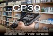 Enterprise Mobile Computer · The all-in-one wireless feature of the CP30 keeps you connected at all times. WPAN (Bluetooth® Class II, V2.0 + EDR) lets you communicate with a Bluetooth