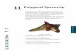 11 Polygonal Spaceship - Parkland dbock/Class/csc187/Studies/Polygonal spaceship_modeling.pdf 11 Polygonal Spaceship In this lesson, you will build and texture map a polygonal spaceship