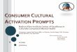 ONSUMER CULTURAL CTIVATION PROMPTS · Prompts (CAPs), for use by consumers to help them present salient features of their culture that might influence the care process. ... o Belonging