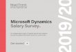 Microsoft Dynamics Salary Survey - Nigel Frank · Nigel Frank International’s industry-acclaimed annual Microsoft Dynamics Salary Survey examines the skills, motivations, and sentiments