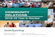 Year End Review 2018-19 Year in Review.pdf1 2018-19 Year in Review COMMUNITY RELATIONS 1880 Saskatchewan Dr. Regina, SK S4P 0B2 Phone: (306) 787-8101 Email: Community.giving@saskgaming.com